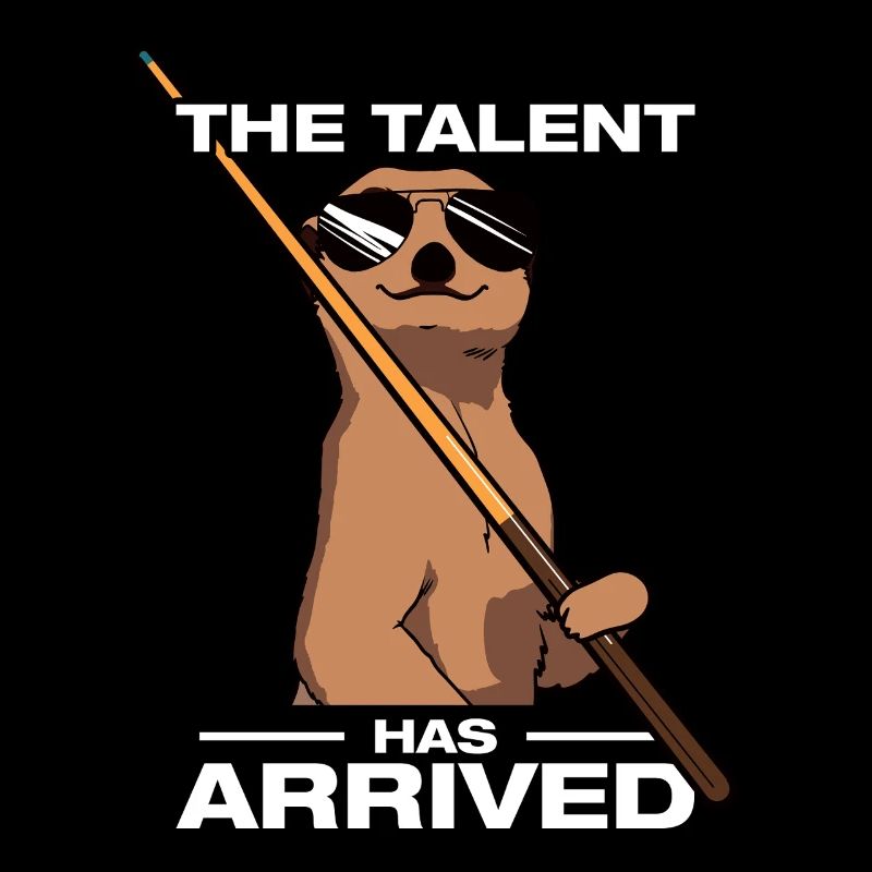 The Talent has funny billiards billiards player