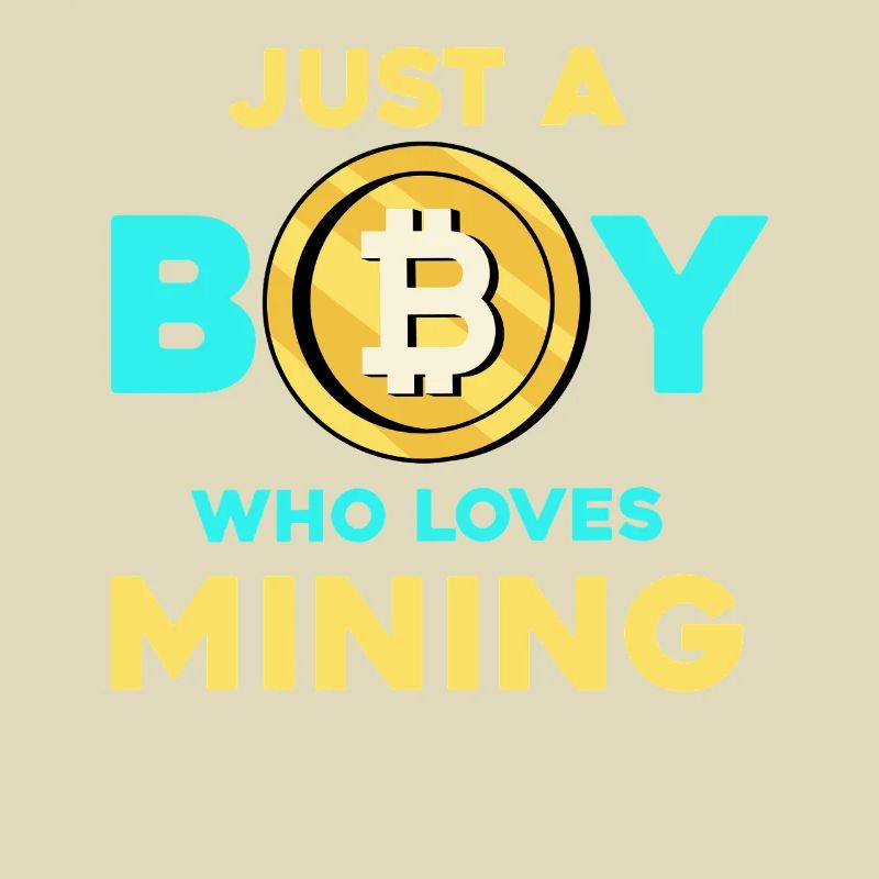 Krypto Mining Junge – Bitcoin Leidenschaft