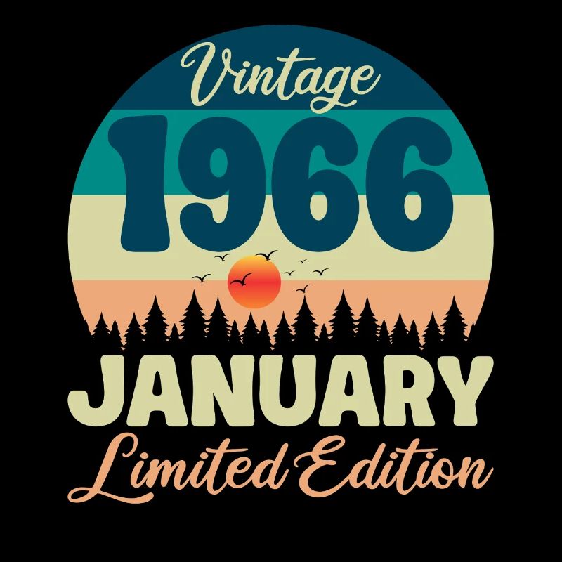 60e Anniversaire 60 ans Janvier 1966 idée Cadeau