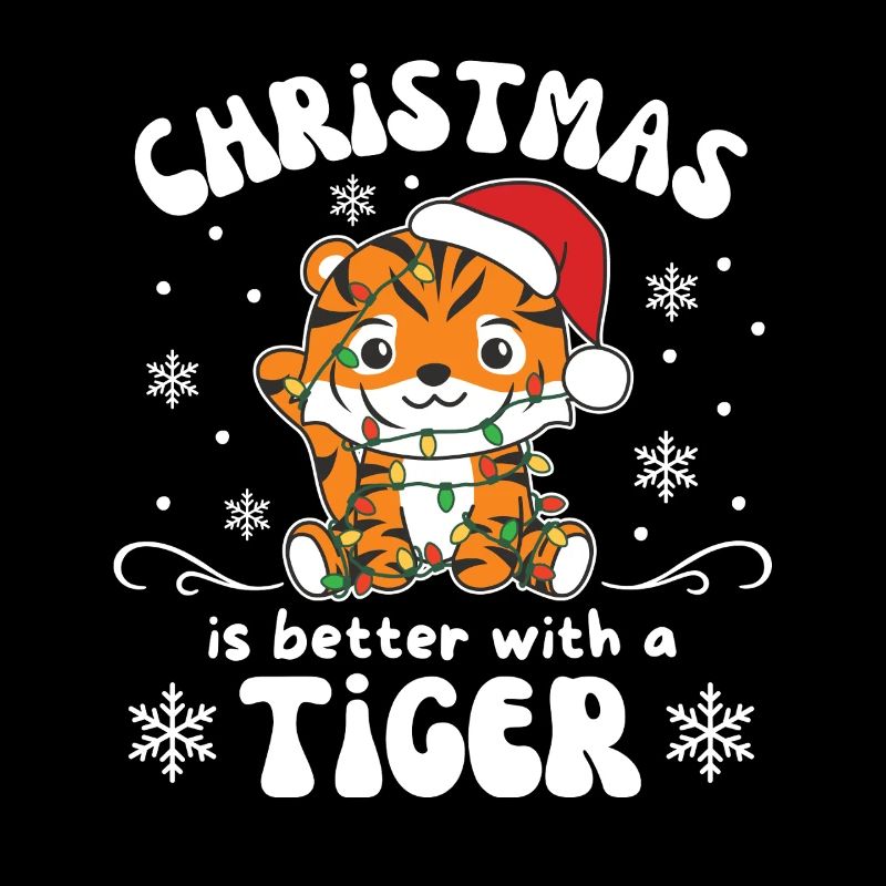 Christmas is better with a tiger