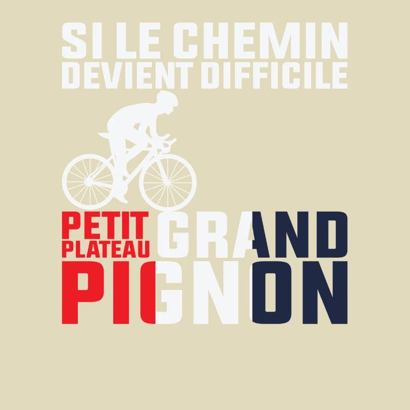 Si Le Chemin Devient Difficile - Cycliste Cadeau