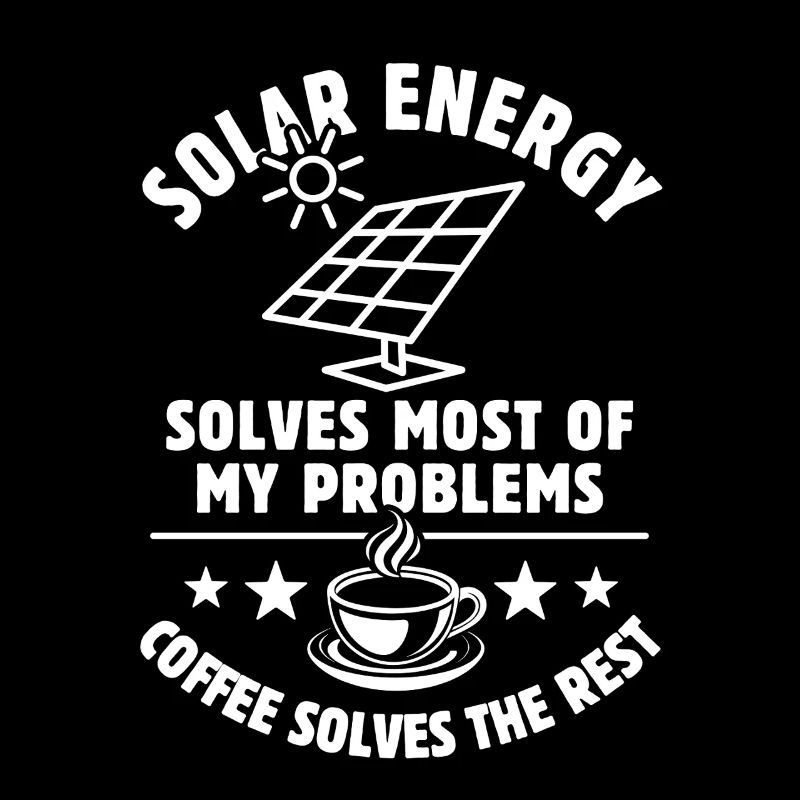 Solar energy solves most of my Problems - Coffee