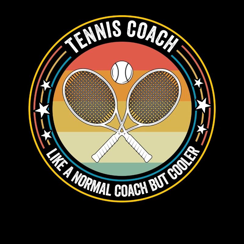 Coach de tennis comme un coach normal mais plus cool