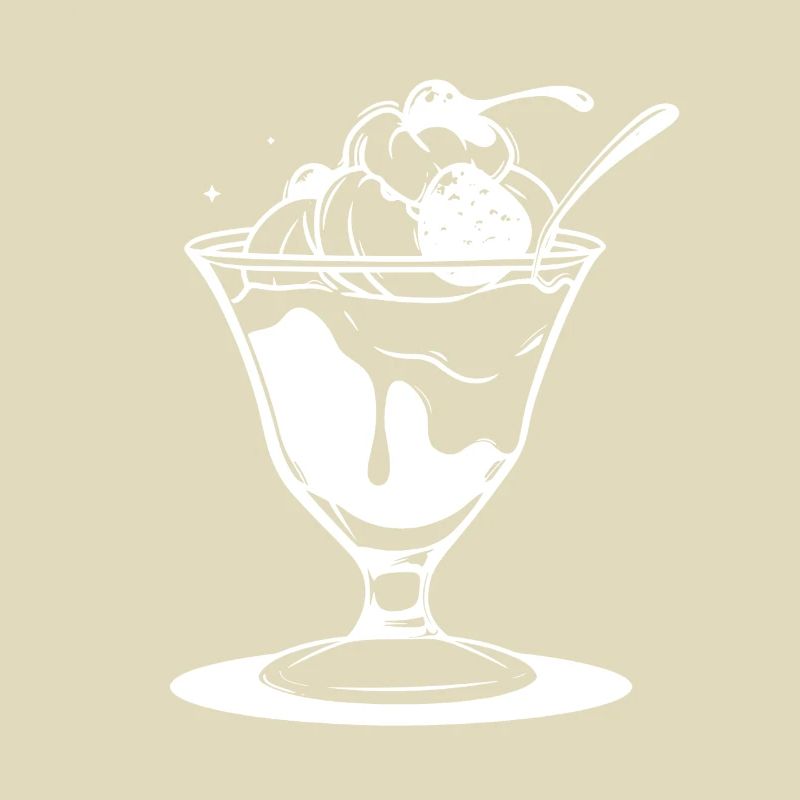 Eiscreme Eisbecher
