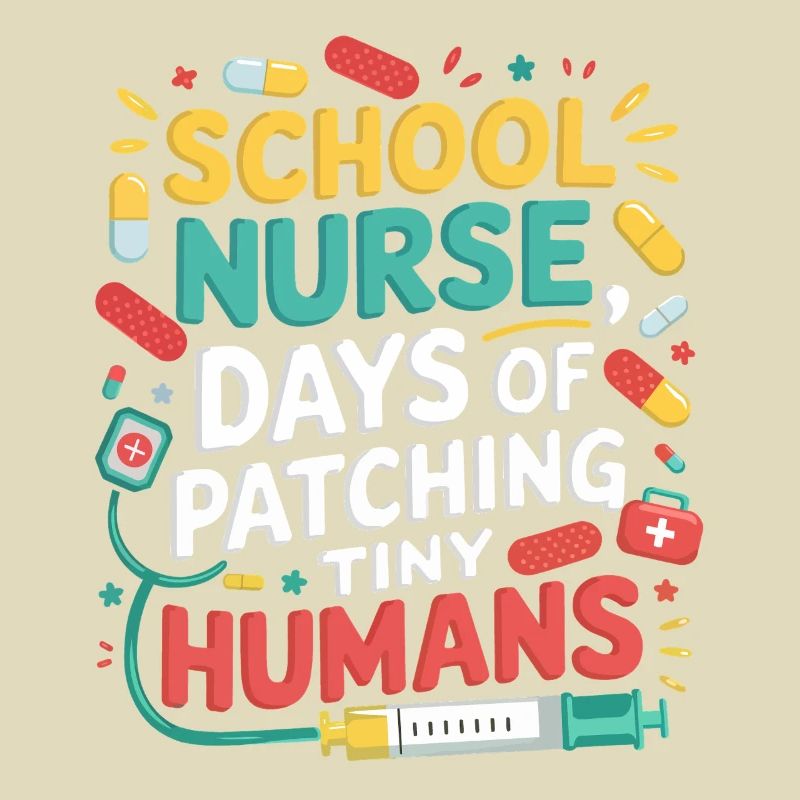 Schulkrankenschwester Patchwork Minis