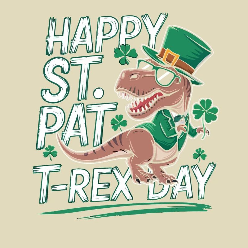 St Patrick's T-Rex Hat