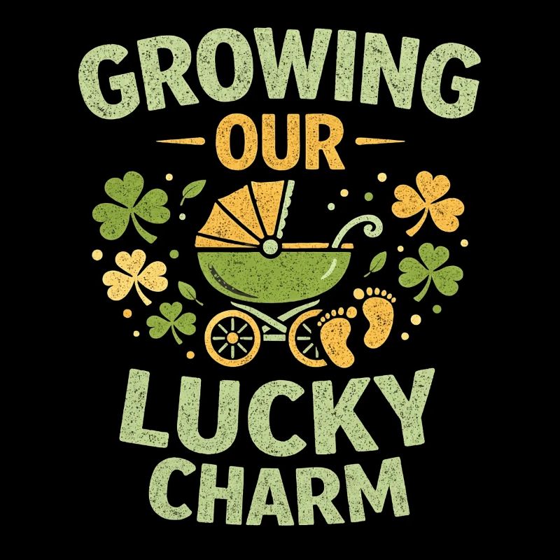 Annonce de grossesse de la Saint-Patrick, bébé