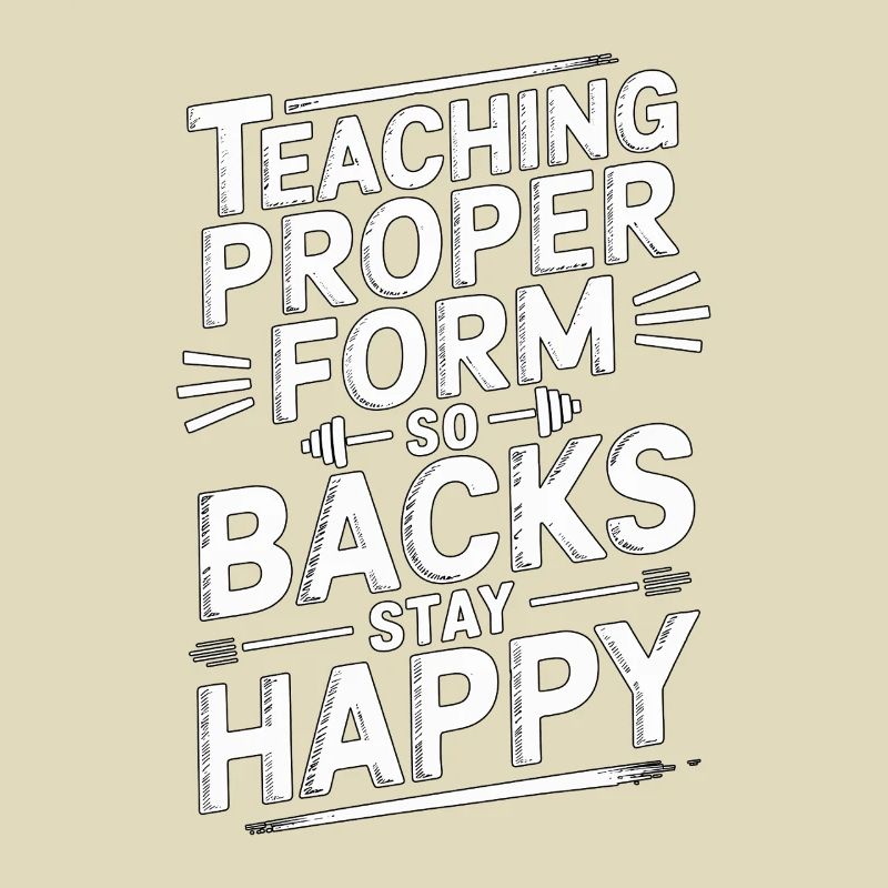 PT Educator Teaching Proper Form Movement Therapy