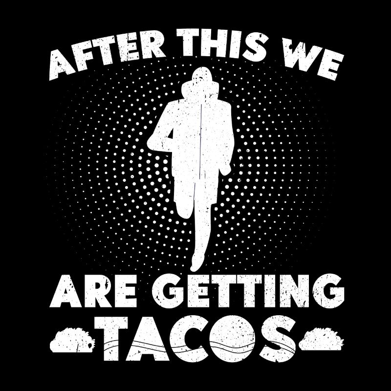 Marathon Runner After We Getting Tacos Running