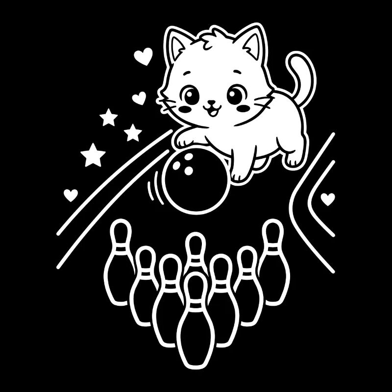 Kawaii Cat Bowling