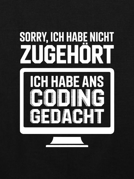 Ich habe Coding gedacht