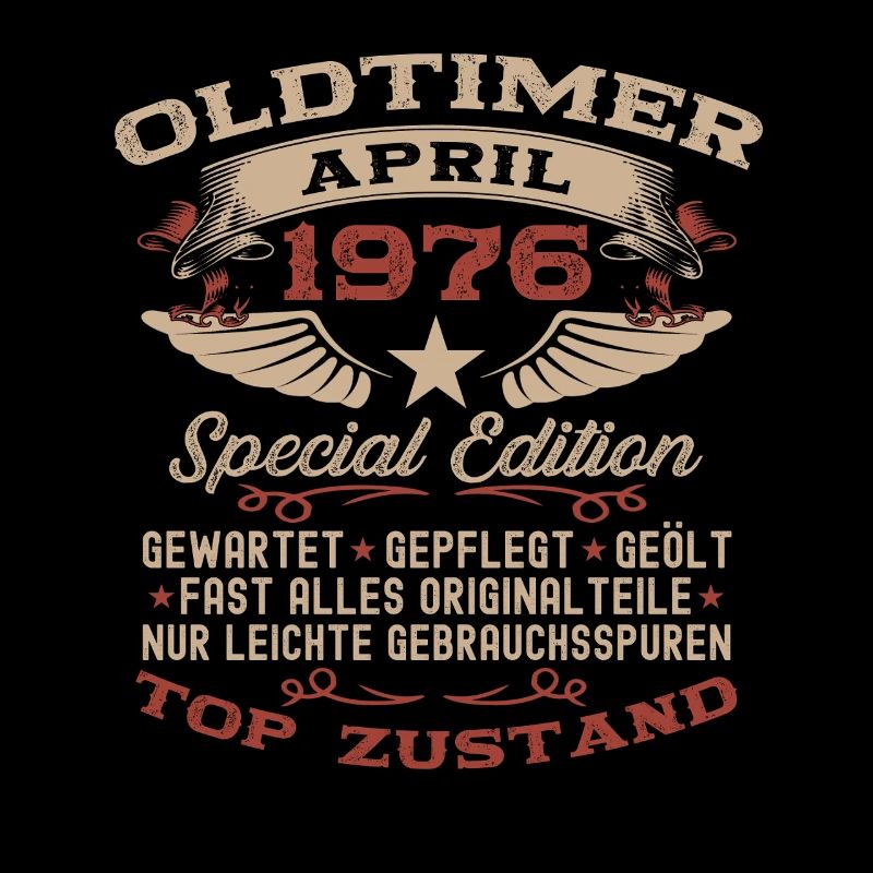 50. Geburtstag Geschenk Mann Oldtimer April 1976