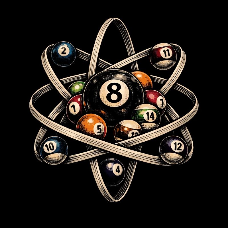 Physique du billard à 8 billes