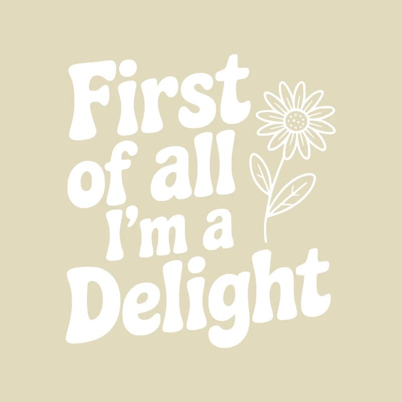 Zunächst einmal bin ich eine Freude