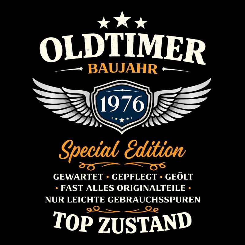 50. Geburtstag Geschenk Mann Oldtimer Vintage 1976