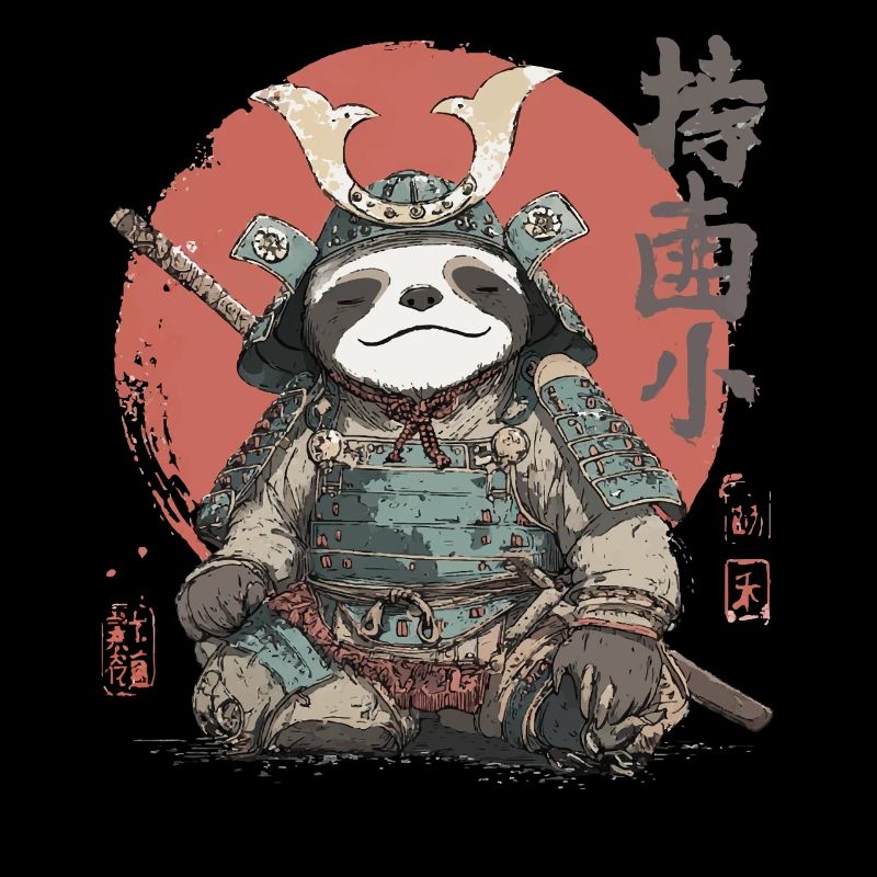 Faultier-Samurai-Rüstung