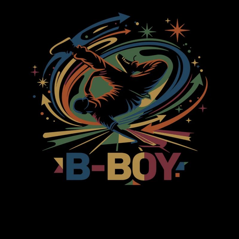 Breakdance B-Boy Graffiti Streetdance