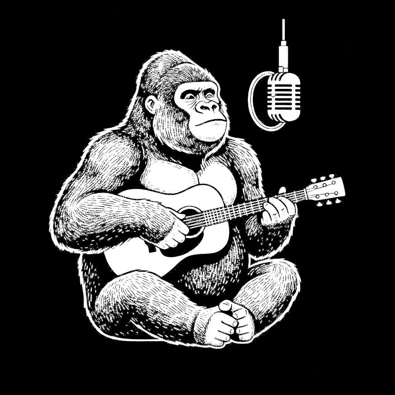 Gorilla Guitar Jam