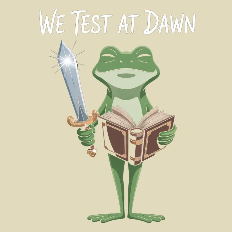 Grenouille de Test de l’Aube : Épée & Parchemin