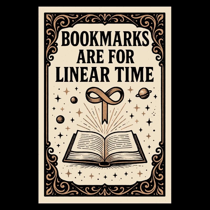 Linear Time Bookmarks | Sci-Fi Book