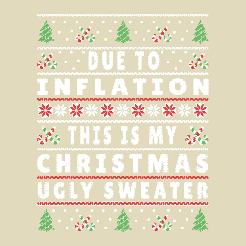 Pull moche de Noël Inflation
