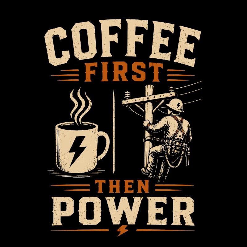 Stromleitung Kaffee Elektriker Technik