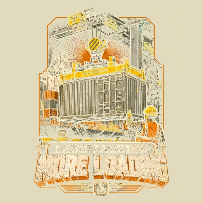 Hafenarbeiter Less Talking More Loading