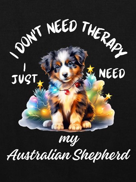 Weihnachts-Australian Shepherd-Welpe