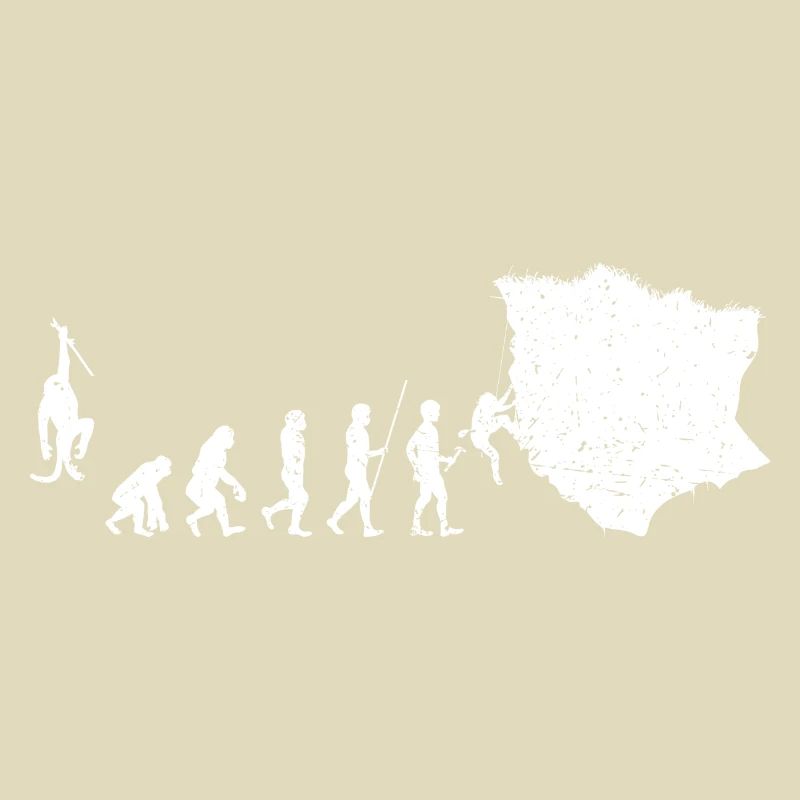 Silhouette de l’évolution à l’aventure