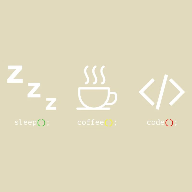 Code Kaffee Schlaf Trio