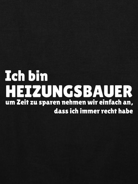 Ich bin Heizungsbauer