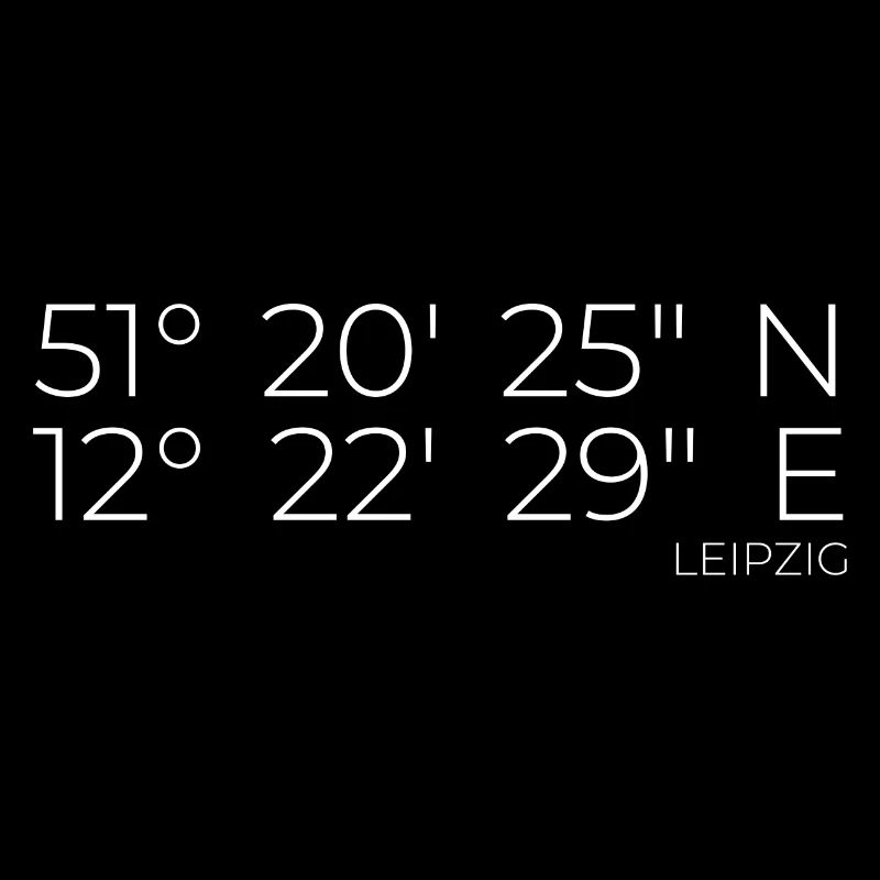 Coordinates Leipzig