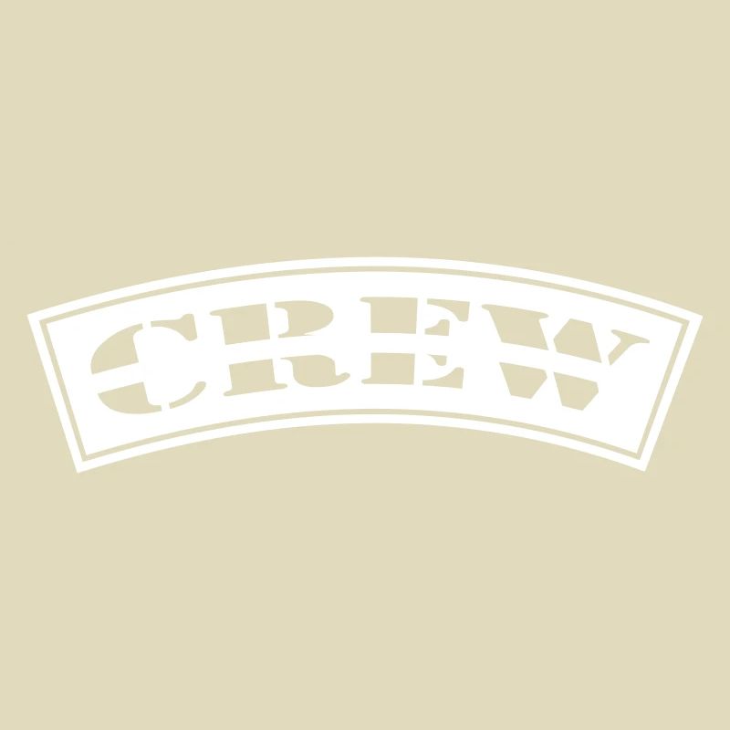 Crew Curved Design Patch