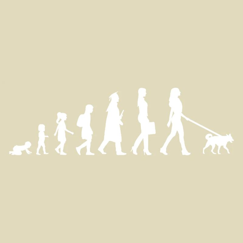 Evolution einer Hundehalterin