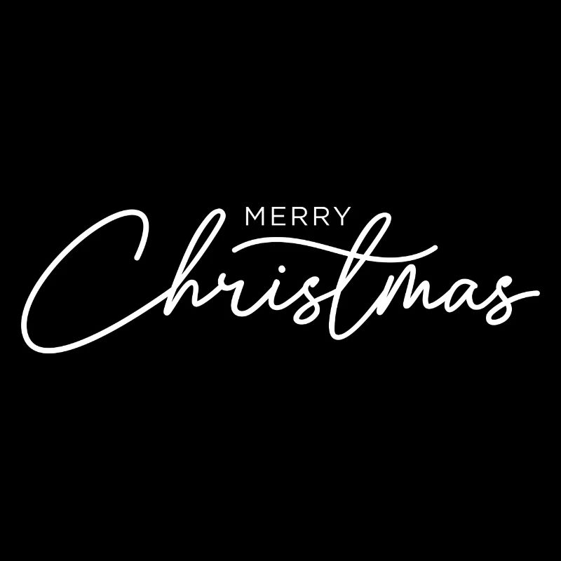 Elegant White Christmas Script