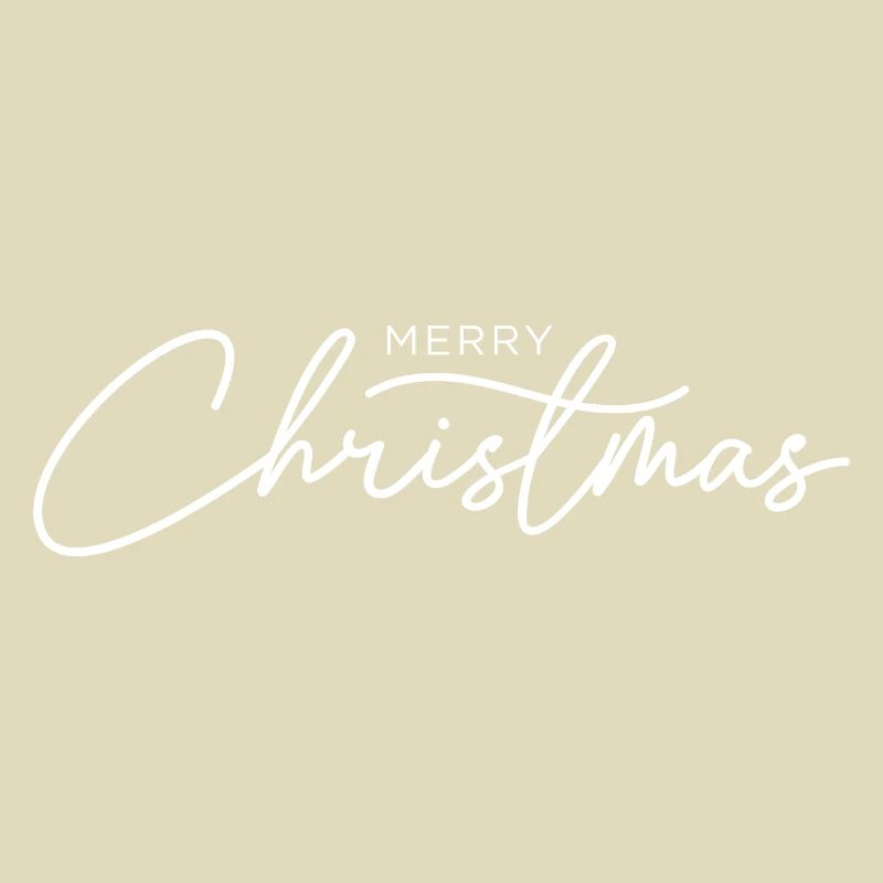 Elegant White Christmas Script