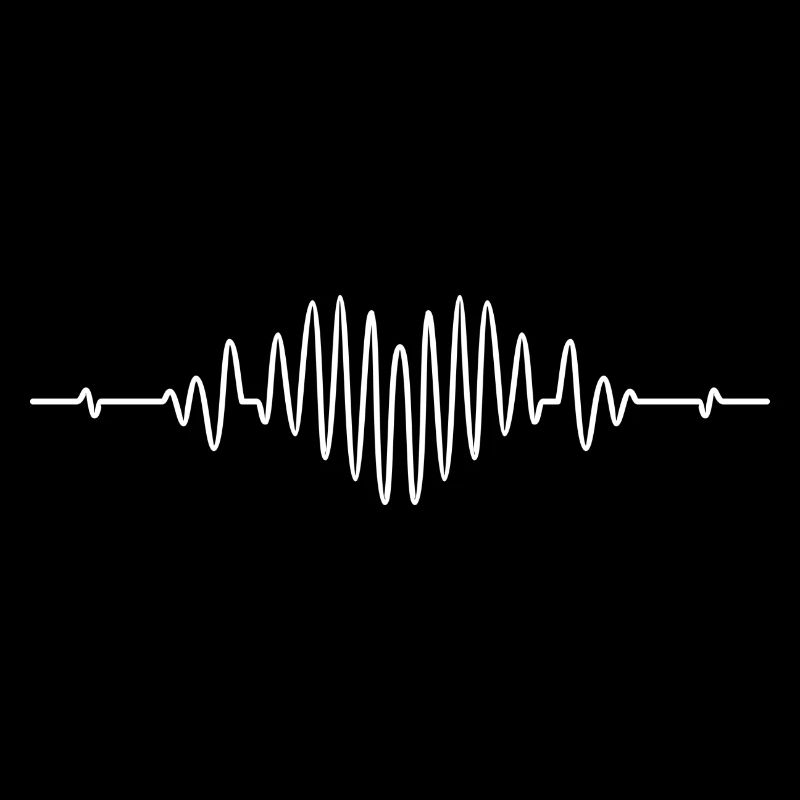 Pulse Wave Line Art