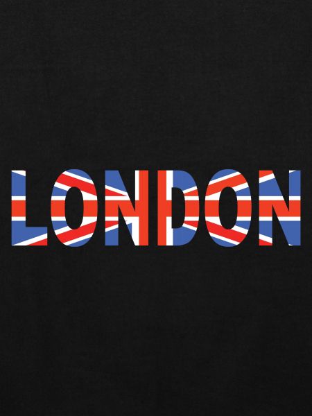 Londres couché avec drapeau