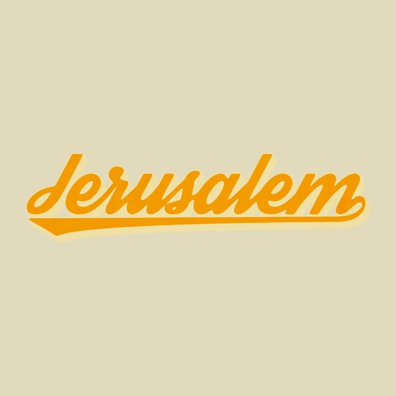 Script rétro de Jérusalem