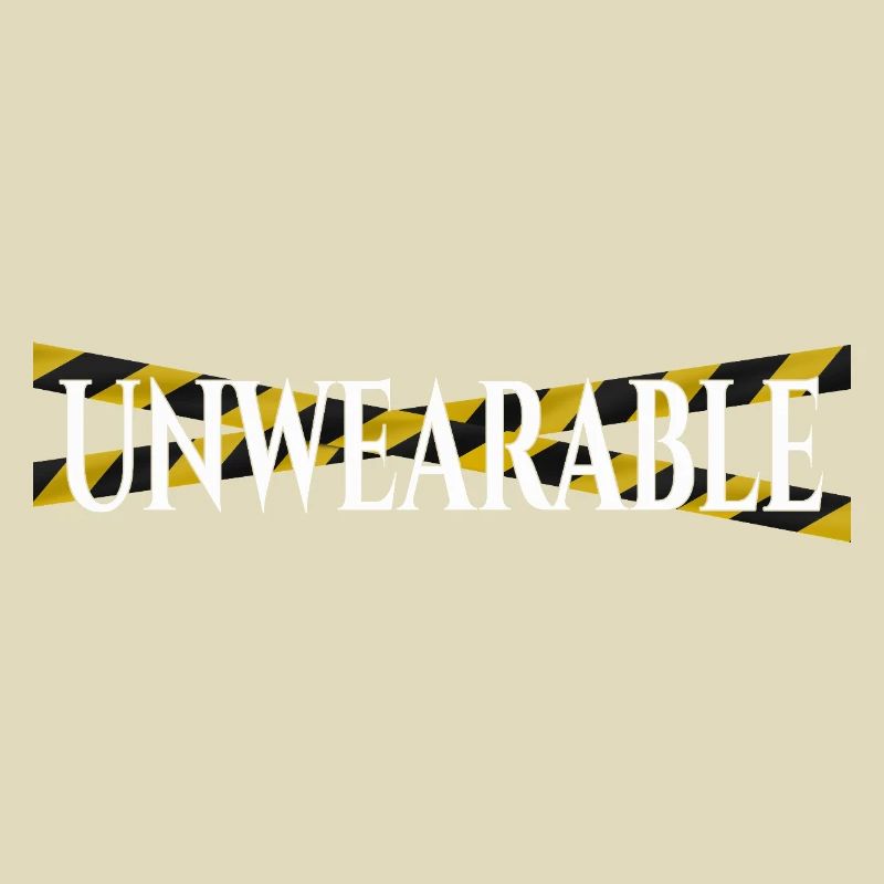 Unwearable – Statement Design with Warning Tape