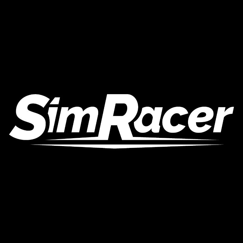 Sim Racer gamer gaming simulation logo icon icon