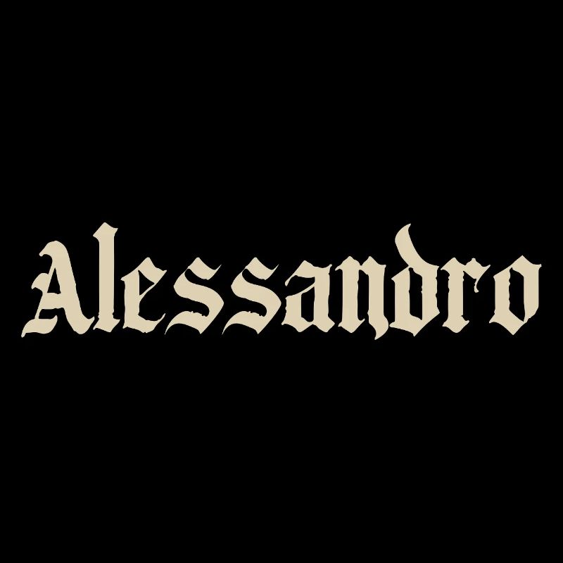 Alessandro Gothic Script