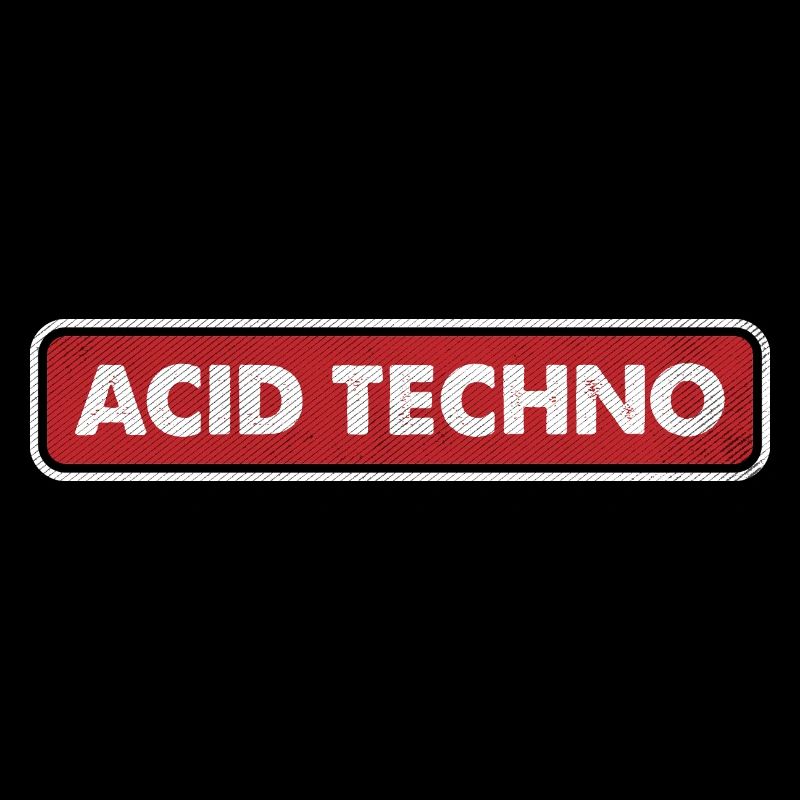 Acid Techno Neon Gitter