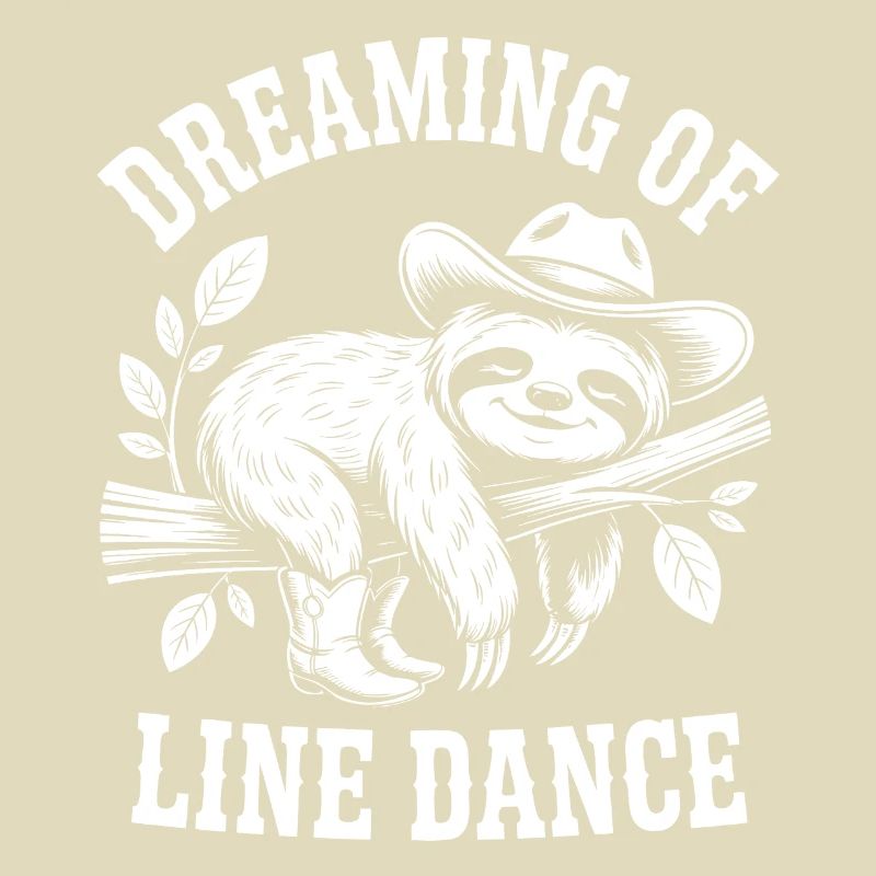Dreaming sloth doing line dancing