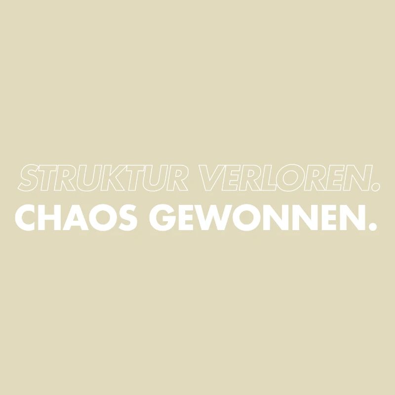Structure lost, chaos won