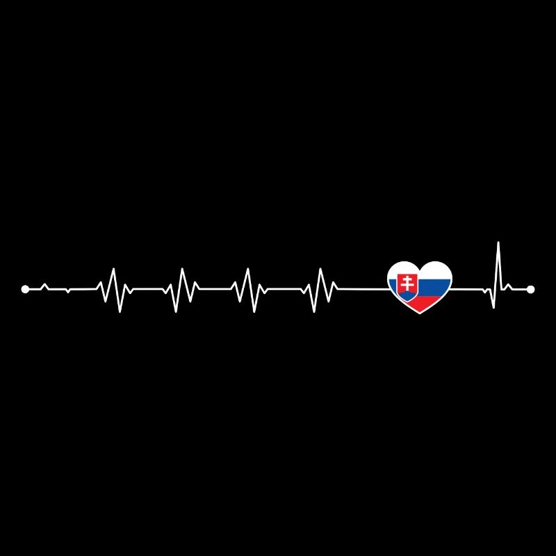 Heartbeat drapeau slovaque