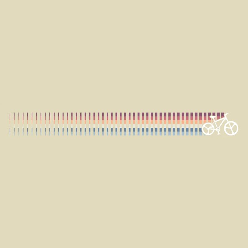 Gradient Barcode Sunset