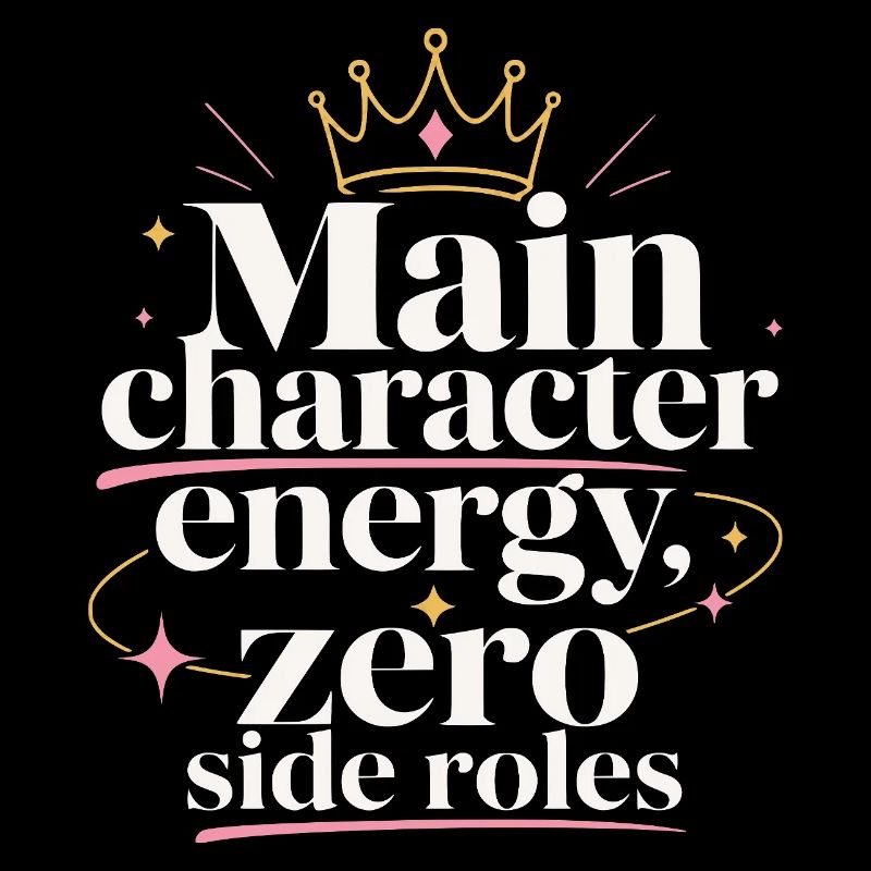 Main Character Energy Crown
