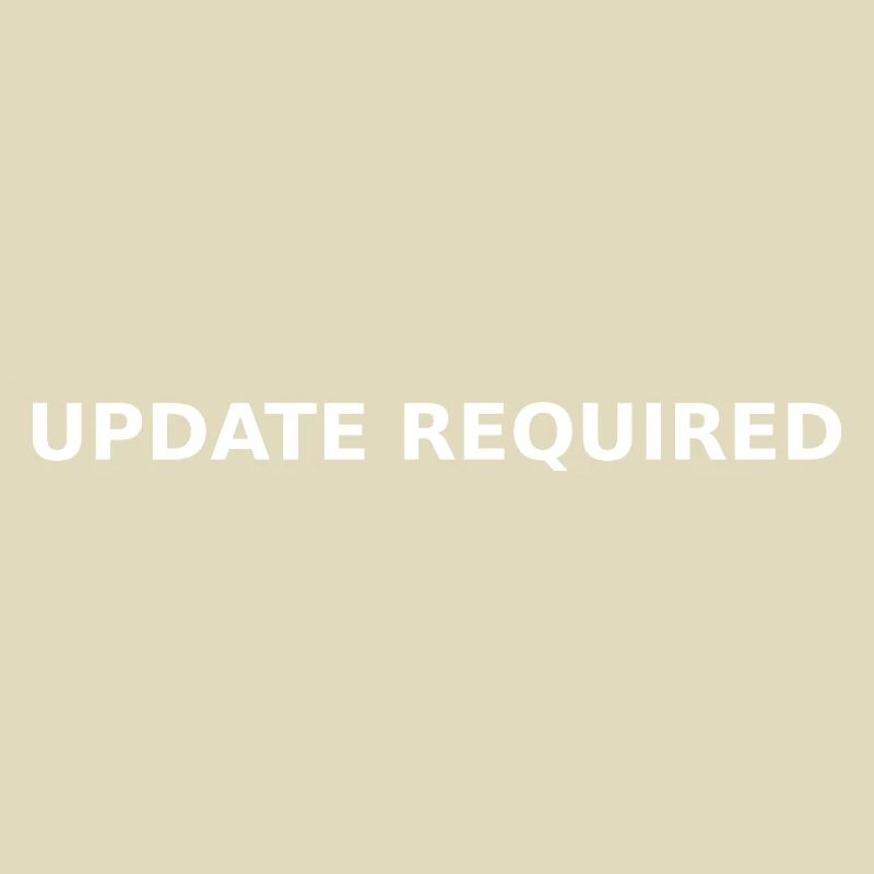UPDATE REQUIRED