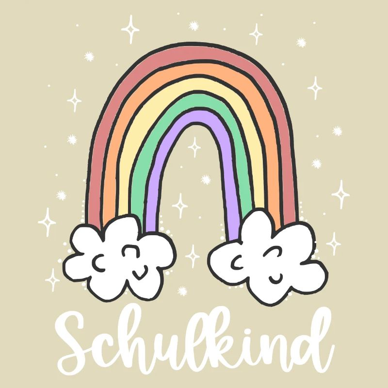 Schulkind Regenbogen Einschulung Geschenk